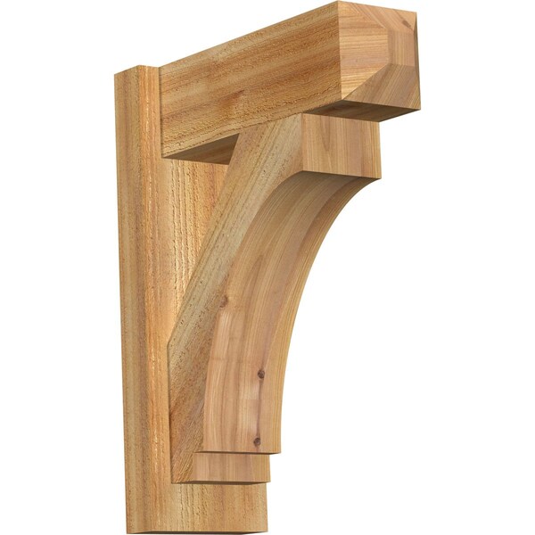 Ekena Millwork Imperial Rough Sawn Craftsman Outlooker, Western Red Cedar, 6"W x 16"D x 20"H OUT06X16X20IMP04RWR - main